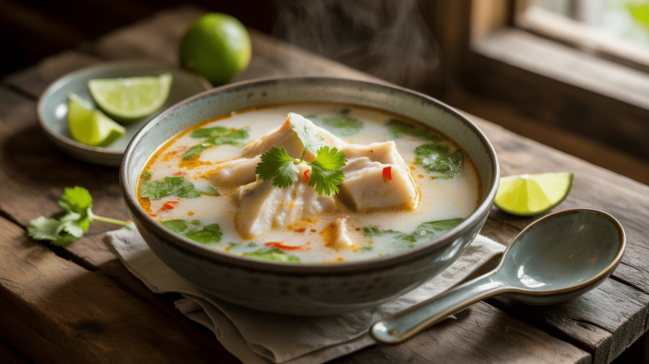 Coconut Basa Soup