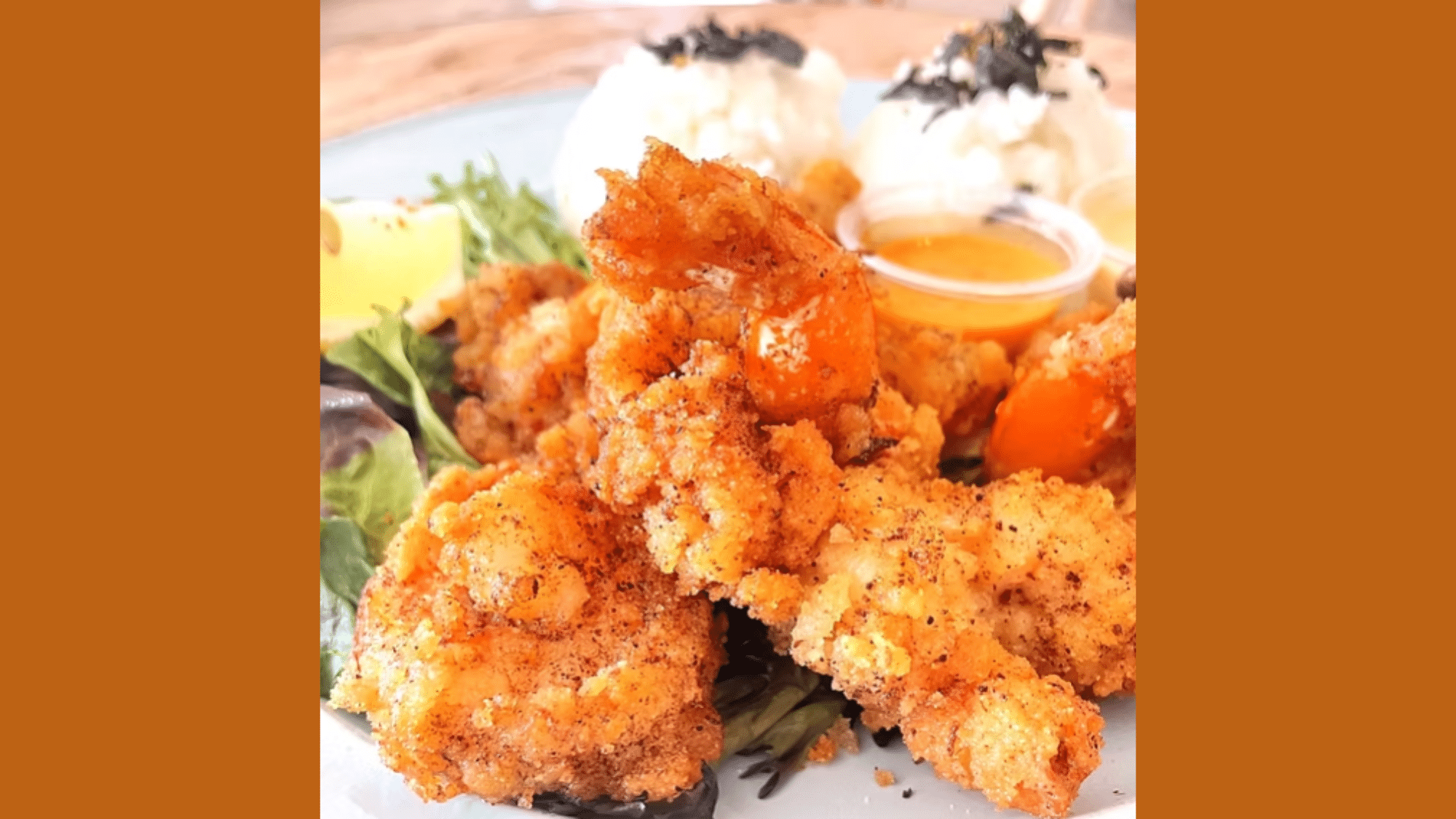 Crispy Large Coconut Shrimp Plate