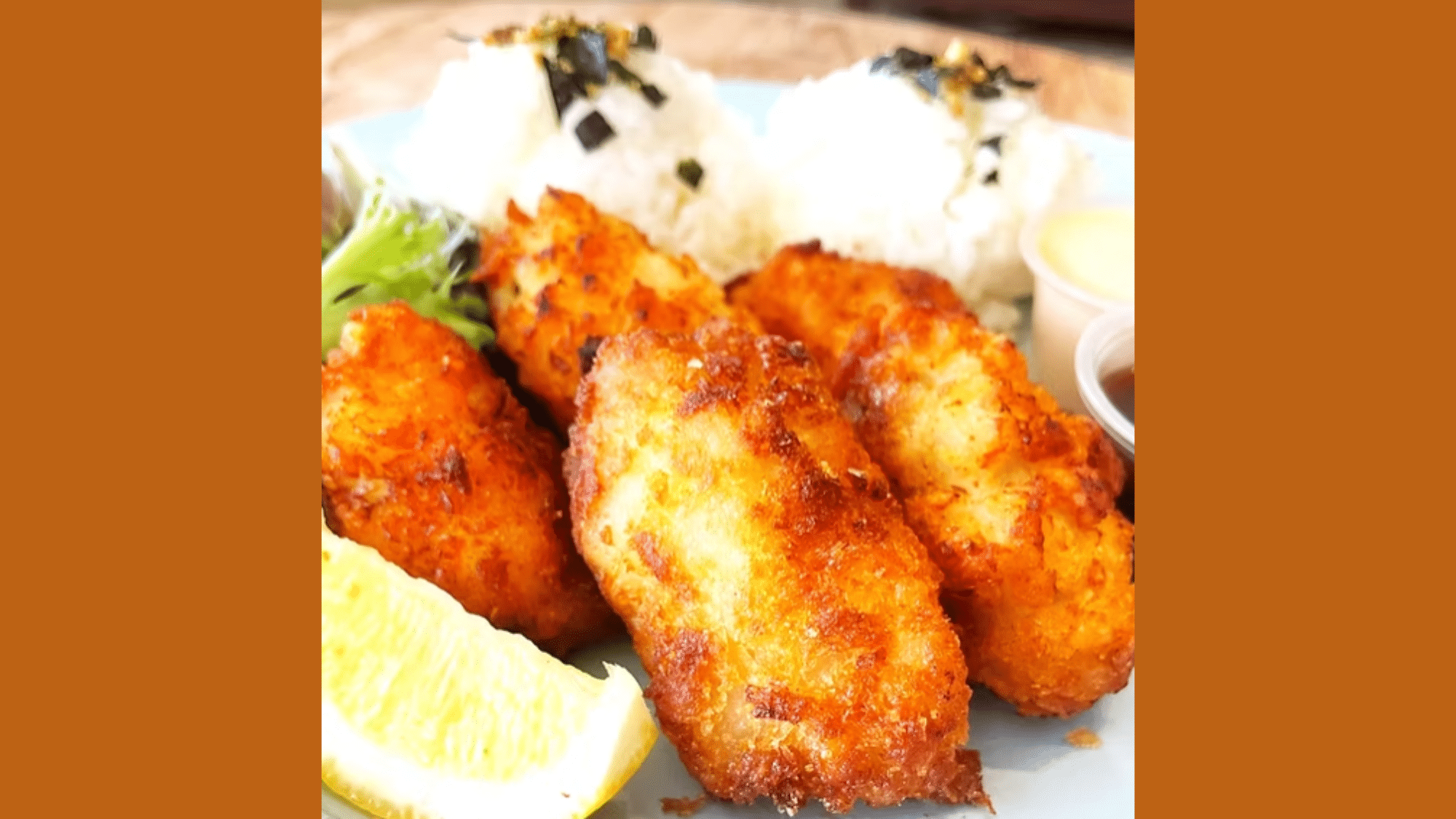 Crispy and Juicy Oyster Plate