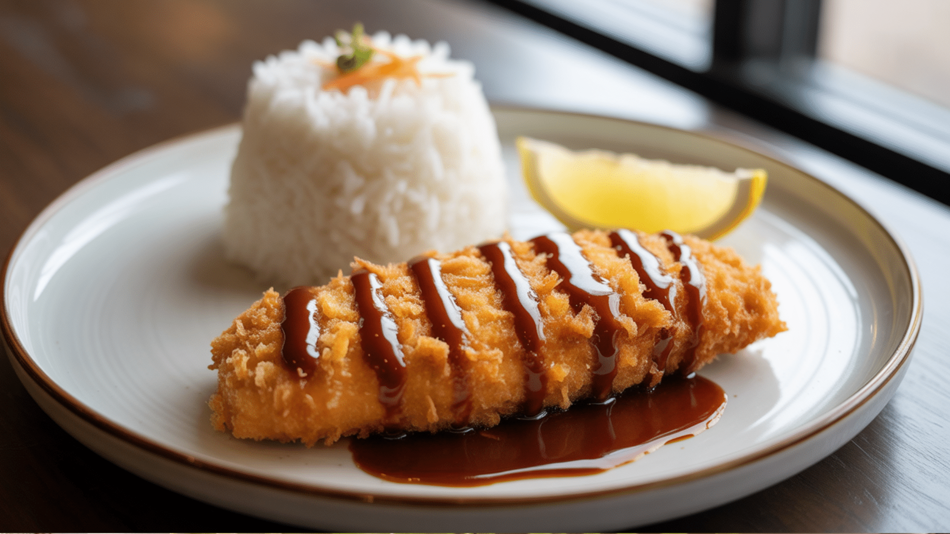 Fish Katsu with Sweet Soy Glaze