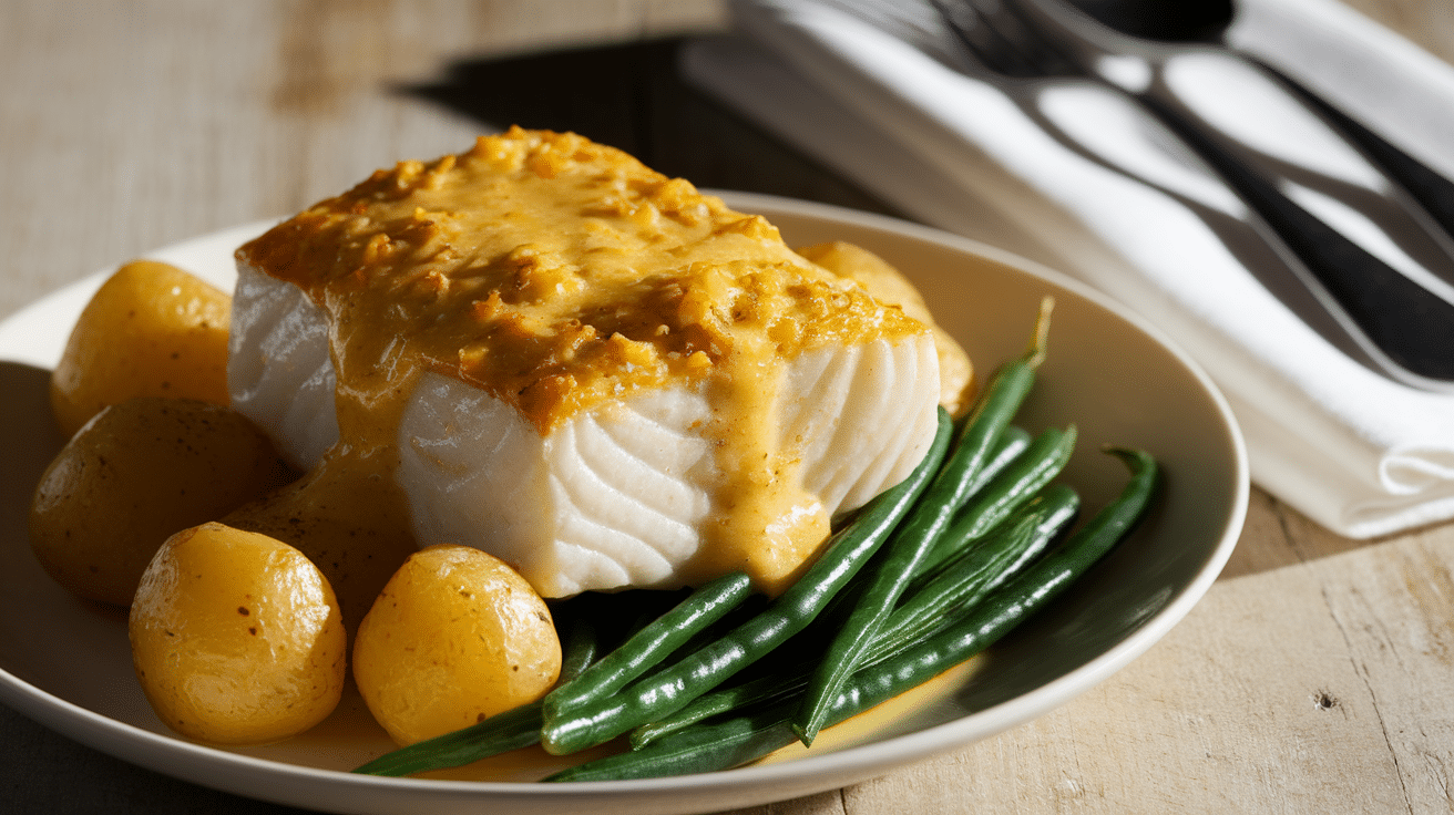 Lemon Butter Baked Cod
