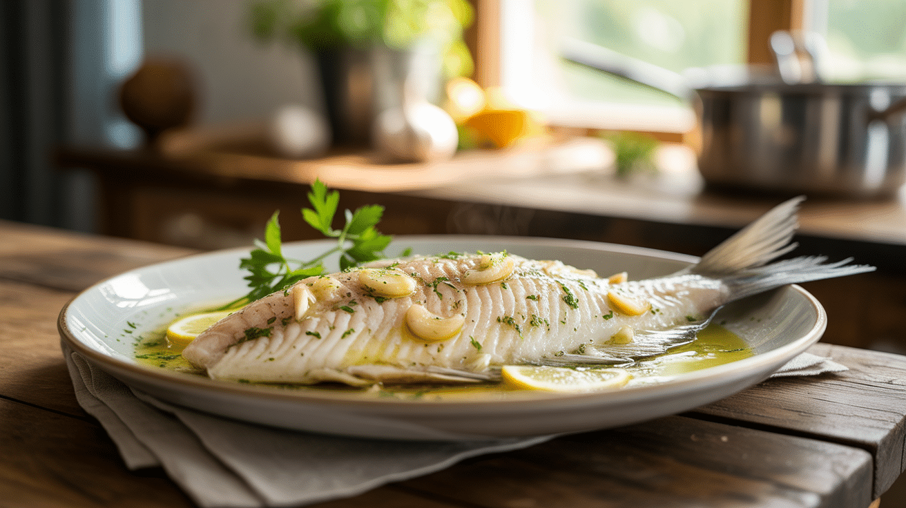 Lemon and Garlic Basa Fish