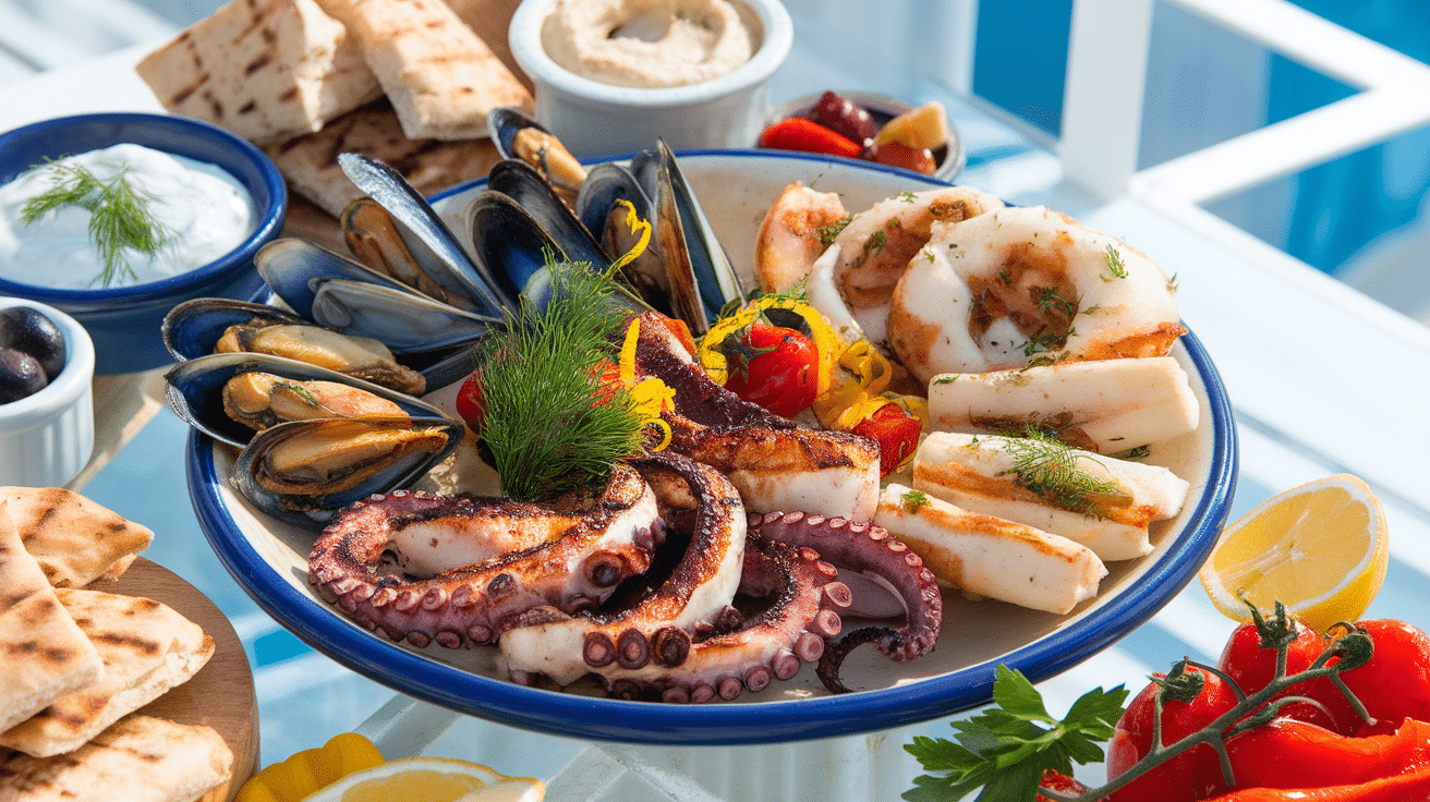 Mediterranean & Mezze Seafood Platters