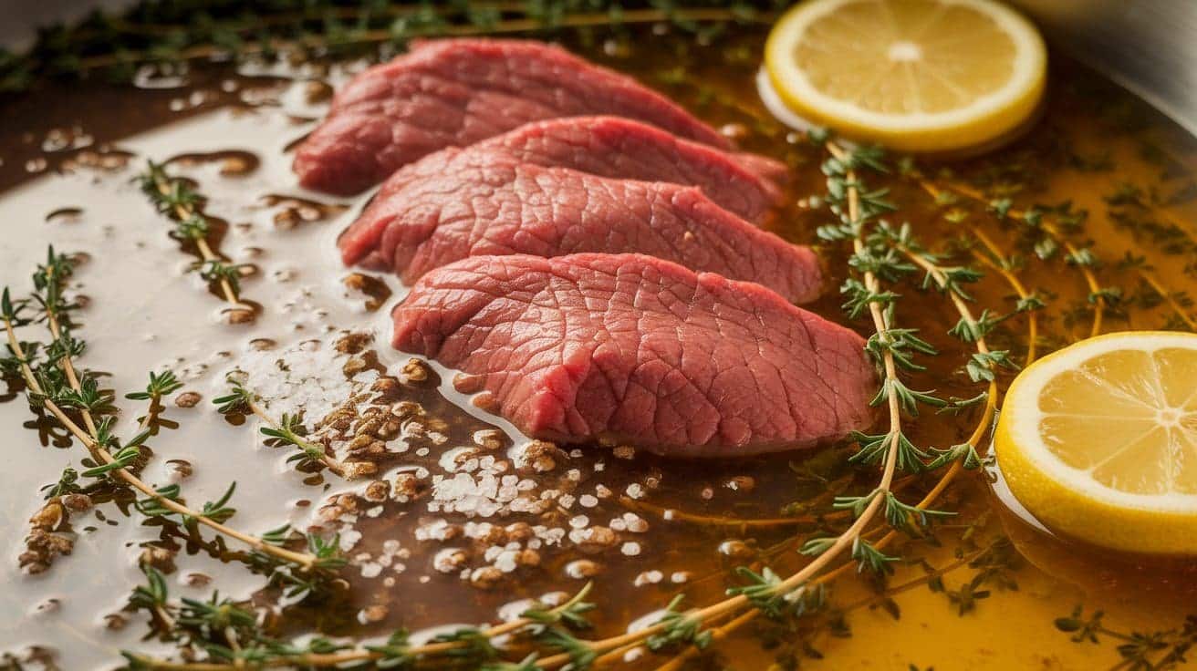 Prepare and Marinate the Beef