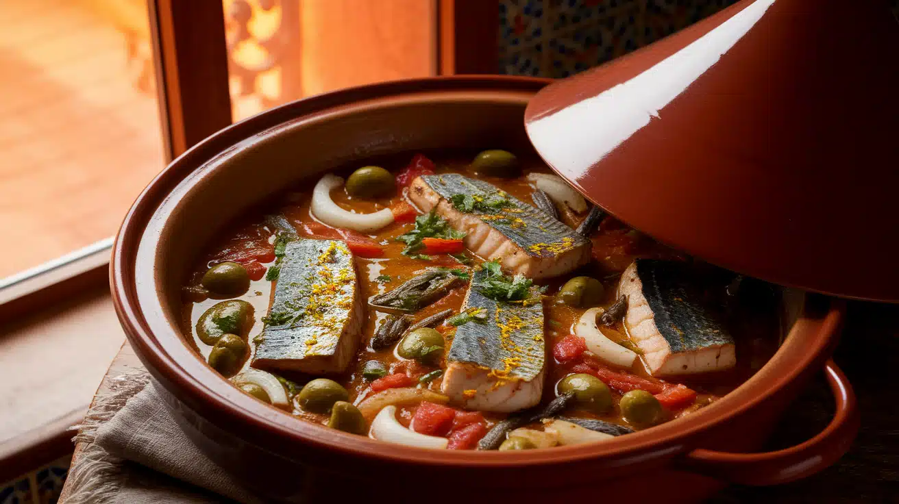 Spiced Fish Tagine (With Mackerel or Anchovies)