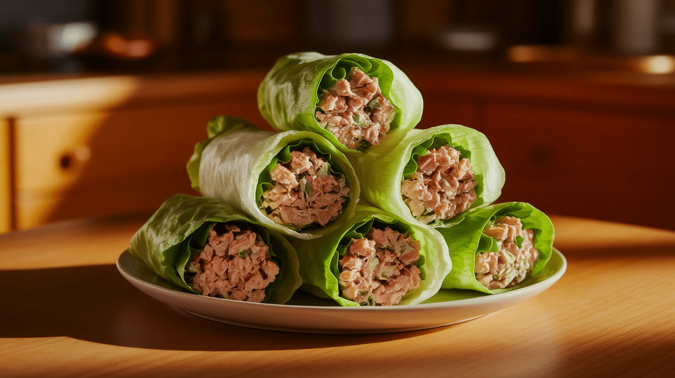 Tuna Salad Lettuce Wraps