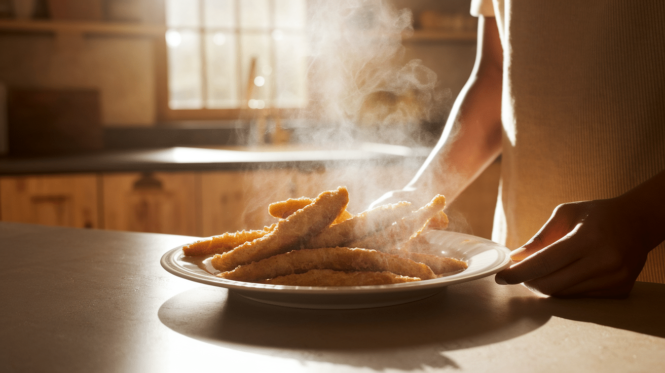 best way to reheat fried fish