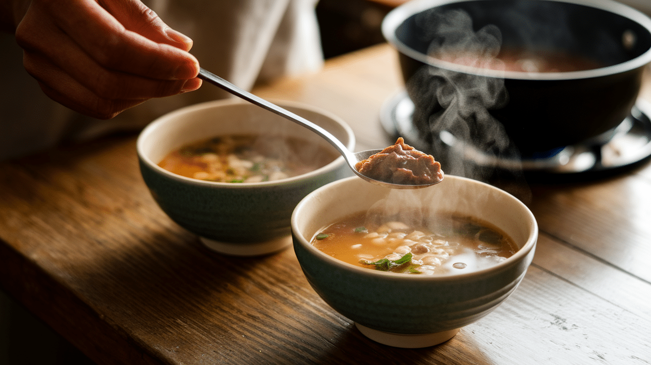 Add 1 to 2 Tablespoons of Miso Tare Per Bowl of Broth While Serving