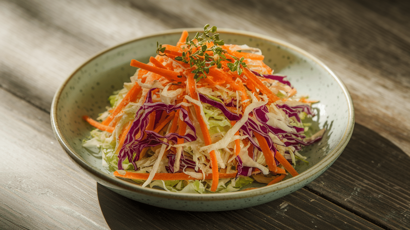 Cabbage and Carrot Slaw