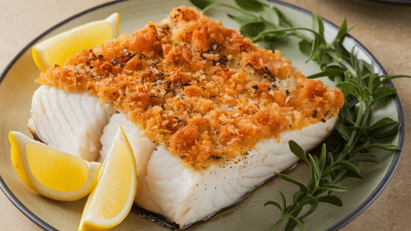 Cheesy Crusted Halibut Recipe You Will Crave
