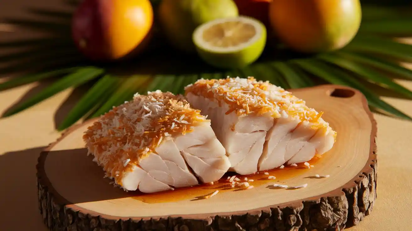 Coconut-Crusted Corvina