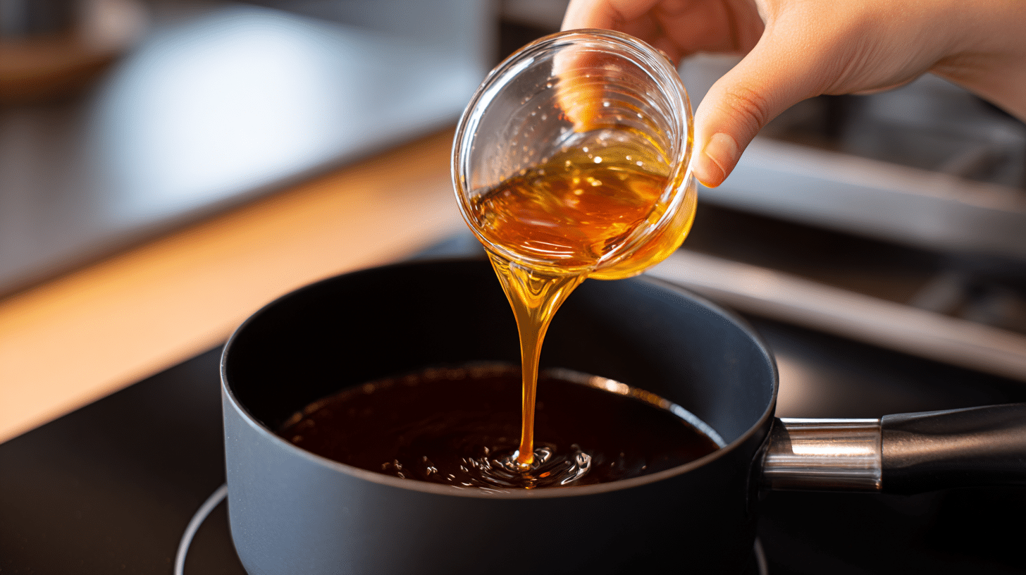 Combine Sake and Mirin
