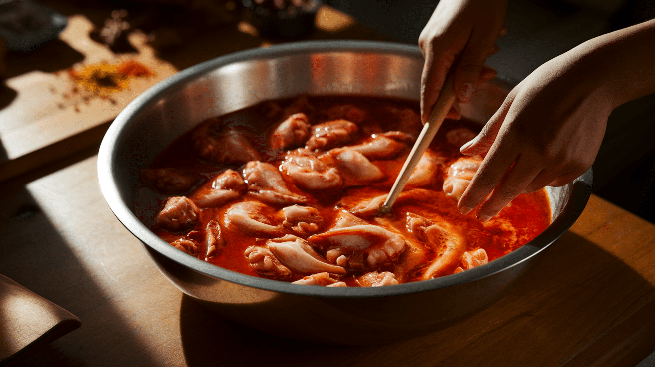 Marinate the Cuttlefish