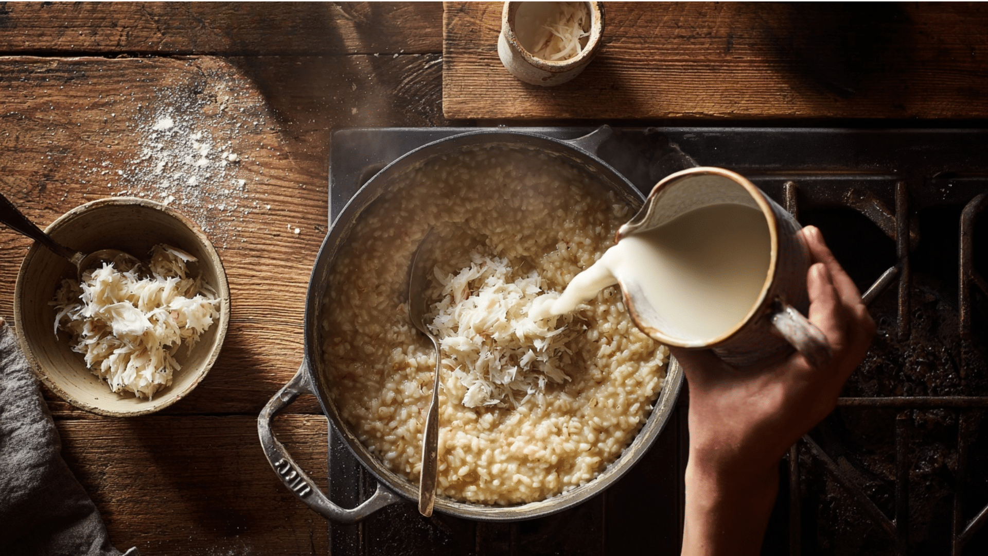 crab makes a grand entrance