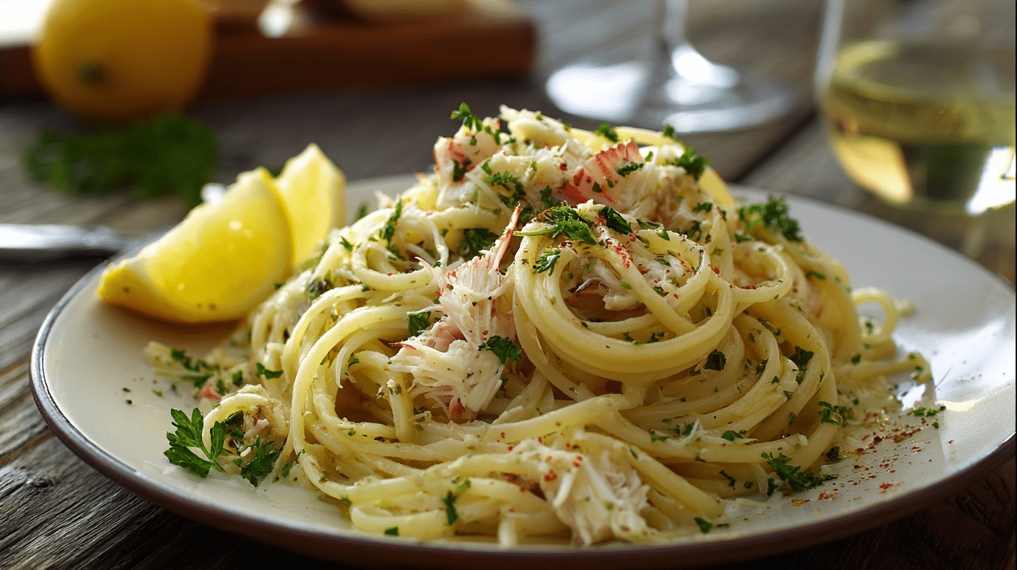 crab pasta