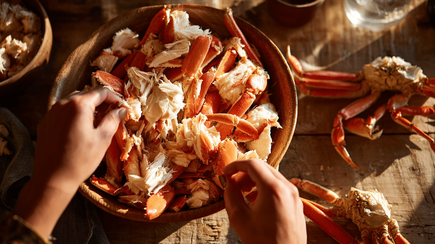 prep your crab meat